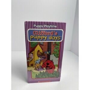 Clifford’s Puppy Days: Puppy Playtime Rare (2004, Scholastic) VHS New